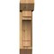 Ekena Millwork Merced Slat Rough Sawn Bracket w/ Offset Brace, Western Red Cedar, 6"W x 20"D x 24"H BKT0604X20X24MRC06RWR - alternate 3